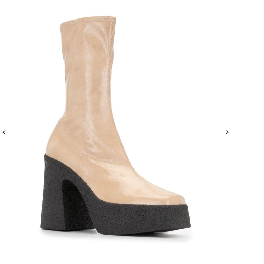 Stella McCartney platform ankle boots NWT Size 7